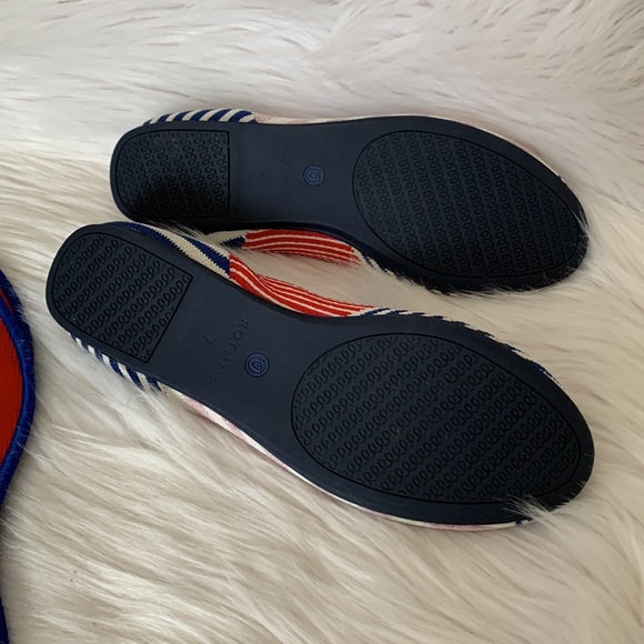 RARE Rothy's Retired Pink Mixed Stripe Flat | US 7 - Picture 12 of 12